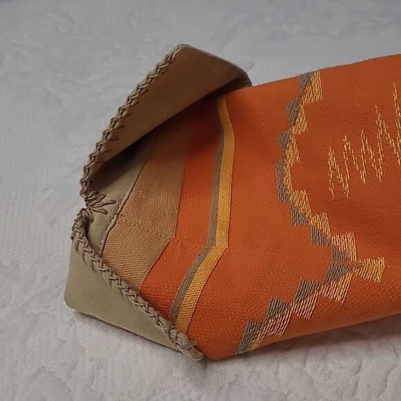 Coldwater Creek Aztec Southwestern Pattern Orange Jacket - Picture 9 of 9